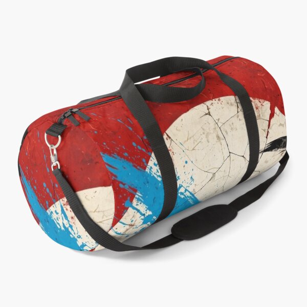 Item preview, Original abstract painting in red, black and blue designed and sold by KALEIDOSCOPE UK.
