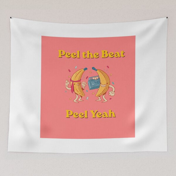 Item preview, Funny Dancing Banana Cartoon with Boombox Party Design designed and sold by Penguin Mood .