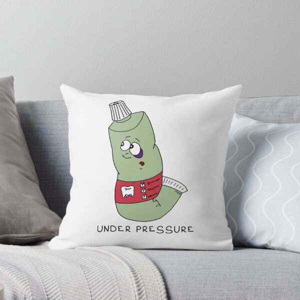 Item preview, Under Pressure Funny Toothpaste Sticker | Relatable Squeezed Tube Meme designed and sold by MyxaART.