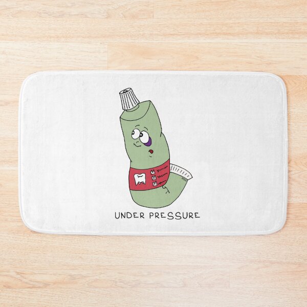 Item preview, Under Pressure Funny Toothpaste Sticker | Relatable Squeezed Tube Meme designed and sold by MyxaART.