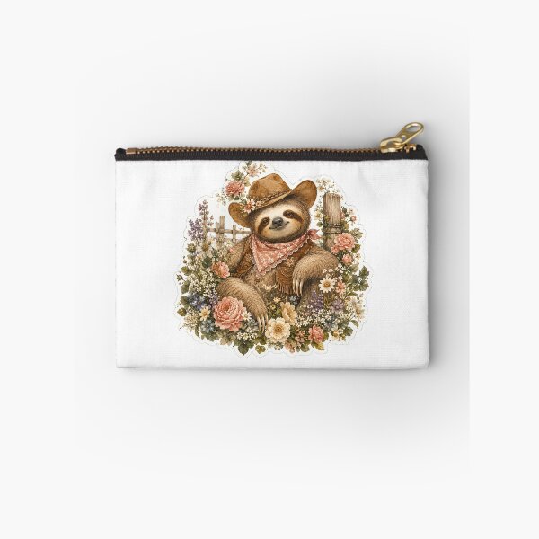 Item preview, Western sloth designed and sold by Petals and pearls.