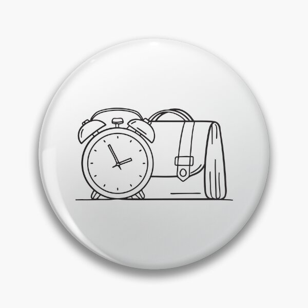 Item preview, A beeping alarm clock near an open bag with items inside designed and sold by rasagamastore.