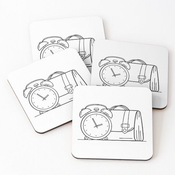 Item preview, A beeping alarm clock near an open bag with items inside designed and sold by rasagamastore.