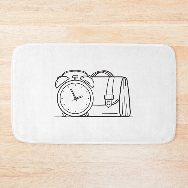 Item preview, A beeping alarm clock near an open bag with items inside designed and sold by rasagamastore.
