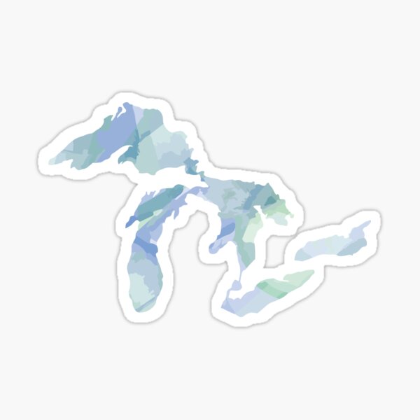 Item preview, Watercolor Great Lakes designed and sold by Mary Rousseau.