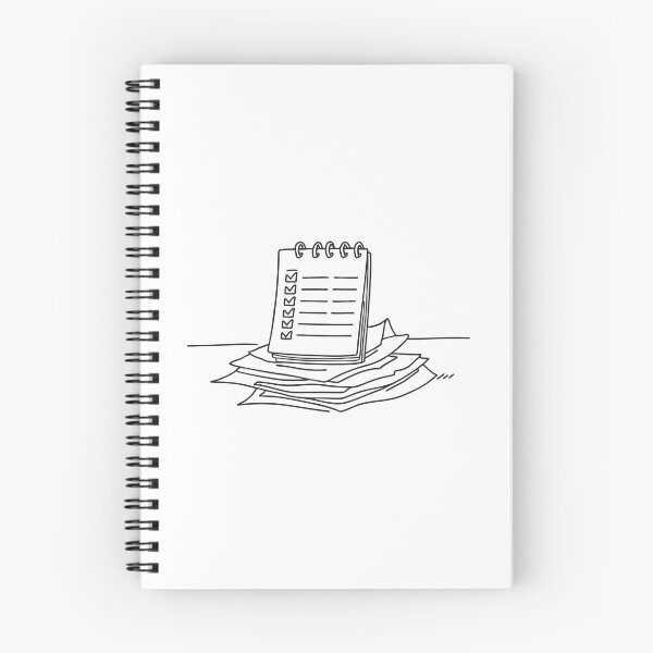 Item preview, A schedule with marked checks left on a messy surface designed and sold by rasagamastore.