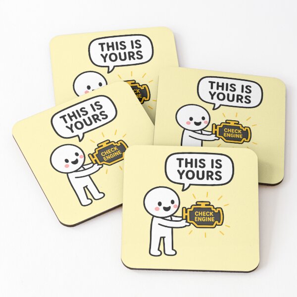 Item preview, Check Engine Light Funny designed and sold by MonkiFlipp.