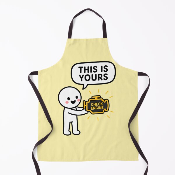 Item preview, Check Engine Light Funny designed and sold by MonkiFlipp.