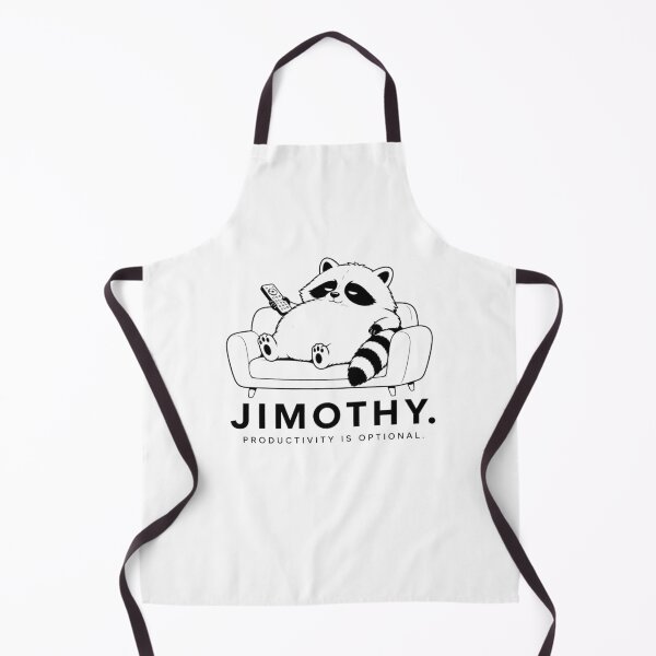 Item preview, Jimothy The Raccoon | PRODUCTIVITY IS OPTIONAL | Funny Minimalist Animal Design designed and sold by Cavalier-org.