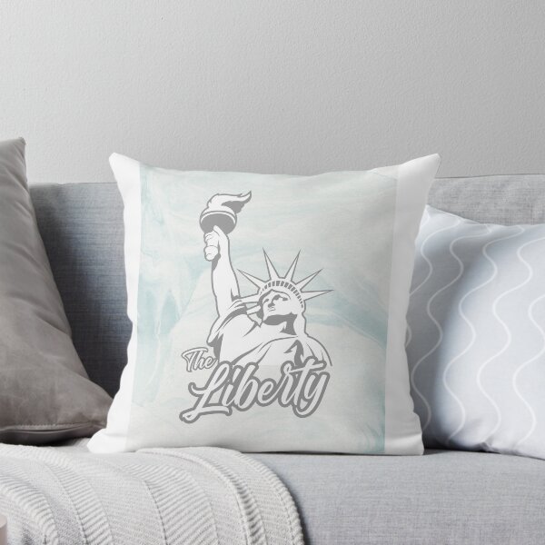 Item preview, Blue Marbled Liberty statue Tshirt Design designed and sold by SVSocialH.
