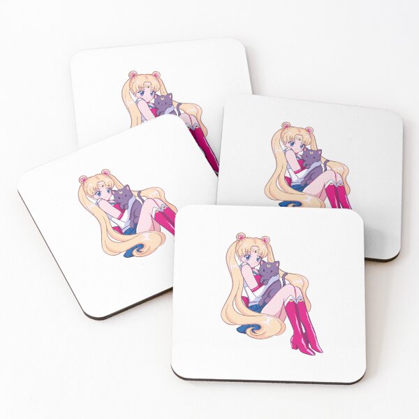 Item preview, Sailor girl moon usagi and luna fanart cute cartoon series anime designed and sold by Mypixieart.