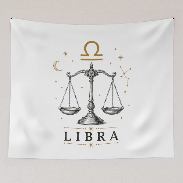 Item preview, Vintage Libra Zodiac Celestial Mystical Scales designed and sold by TSshirtShoppe.