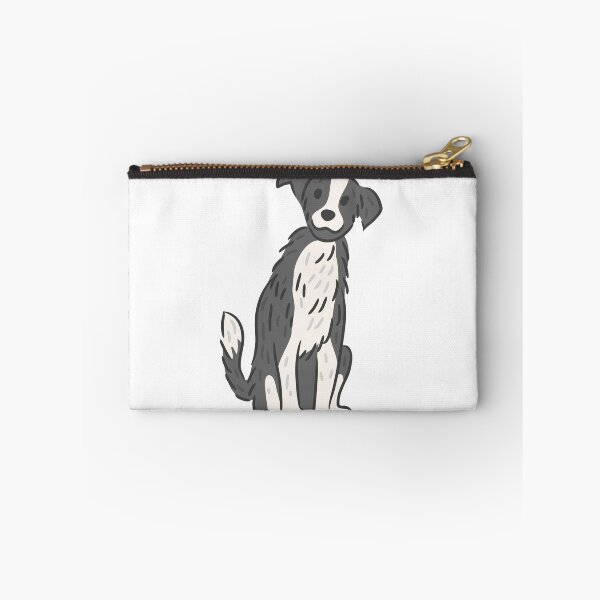 Item preview, Cute Border Collie Dog Sitting Cartoon Illustration. designed and sold by monkik.