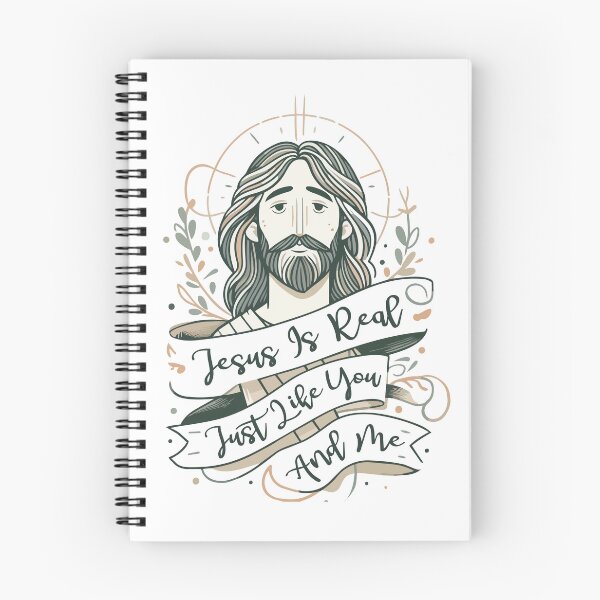 Item preview, Jesus Is Real Just Like You And Me – Christian Faith Statement  designed and sold by Scaryzz.