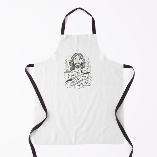 Item preview, Jesus Is Real Just Like You And Me – Christian Faith Statement designed and sold by Scaryzz.