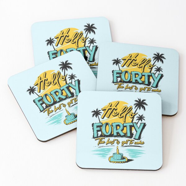 Item preview, Hello Forty Best Is Yet To Come Ocean Resort 40th Birthday Trip Graphic designed and sold by illeN-Art-World.