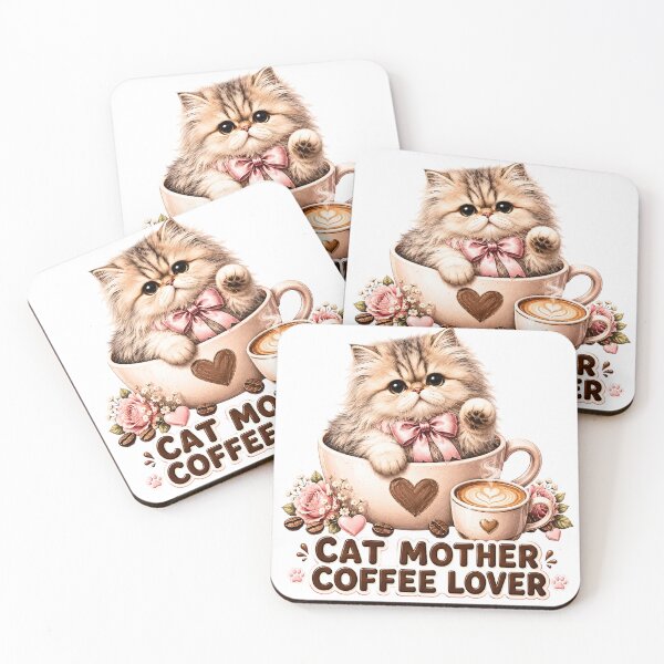 Item preview, Cat mother coffe lover designed and sold by Echo Aesthetics.