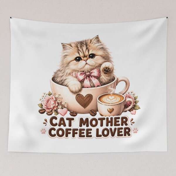 Item preview, Cat mother coffe lover designed and sold by Echo Aesthetics.