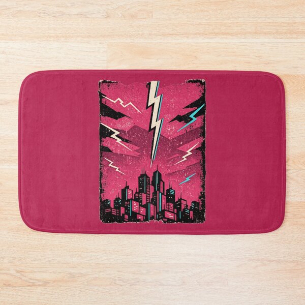 Item preview, Neon Storm Over The Anime City designed and sold by KungPowUnicorn.