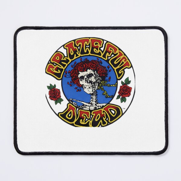 Item preview, Grateful Dead Skull With Red Roses Circle Frame designed and sold by Amir9a.