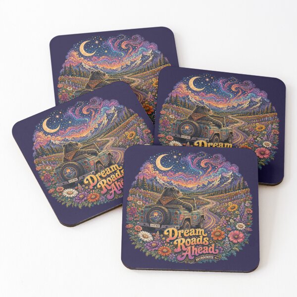 Item preview, Dream Roads Ahead Retro Bear Road Trip designed and sold by Skyrocketz.