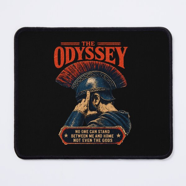 Item preview, The Odyssey helmet warrior - Ancient Greek myth typography designed and sold by oddbrick-parade.
