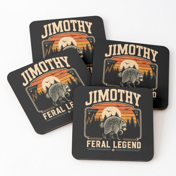 Item preview, Jimothy Seattle Raccoon Feral Legend Cottagecore Meme designed and sold by Juansustait.