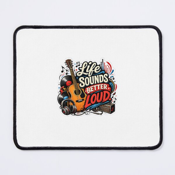 Item preview, Life Sounds Better Loud designed and sold by SufirKapur.