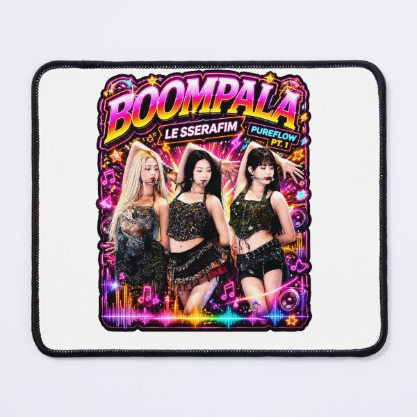 Item preview, LE SSERAFIM Pure Flow Tour era OT5 fan collector visual designed and sold by Valereekmerch.