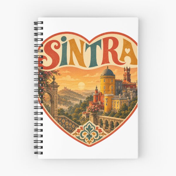 Item preview, Vintage Sintra Heart - Retro Portugal Travel Souvenir designed and sold by VisualArtsOasis.