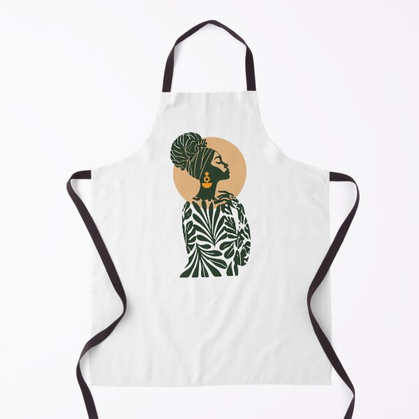 Item preview, Black Woman Headwrap Botanical Afro designed and sold by artCreativeColony.