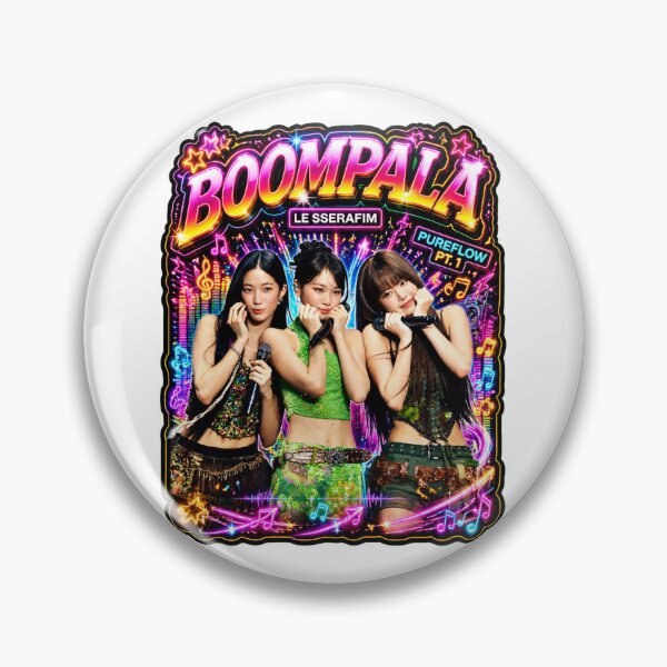 Item preview, LE SSERAFIM Pure Flow live stage Kpop girl group visual graphic designed and sold by Valereekmerch.