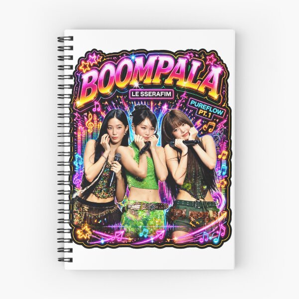 Item preview, LE SSERAFIM Pure Flow live stage Kpop girl group visual graphic designed and sold by Valereekmerch.