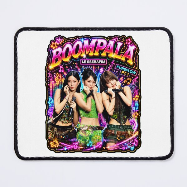 Item preview, LE SSERAFIM Pure Flow live stage Kpop girl group visual graphic designed and sold by Valereekmerch.