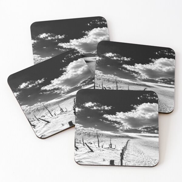 Item preview, Where Silence Meets the Sky  Dramatic Black & White Landscape Photography designed and sold by Saint Arts Studio.