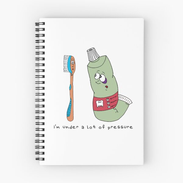 Item preview, Under Pressure Funny Toothpaste Sticker | Squeezed to the Limit Tube & Brush designed and sold by MyxaART.