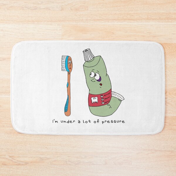 Item preview, Under Pressure Funny Toothpaste Sticker | Squeezed to the Limit Tube & Brush designed and sold by MyxaART.
