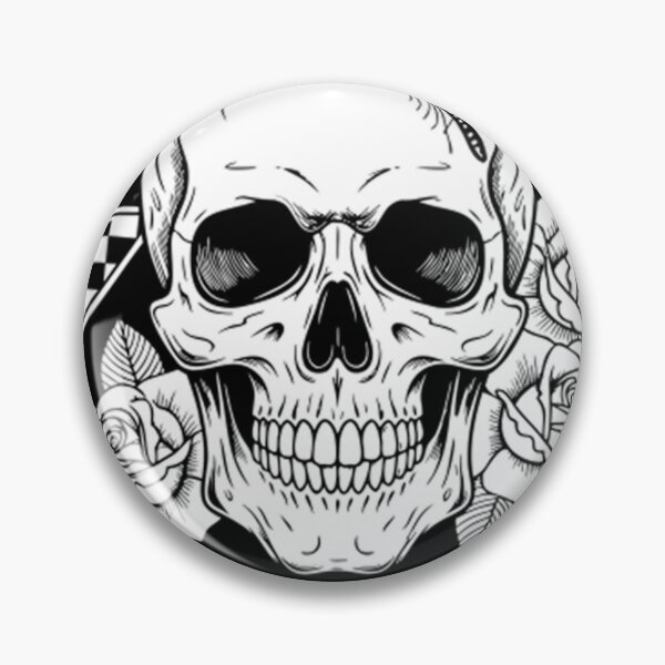 Item preview, Rock Skull Lightning Band Style Design designed and sold by OceanTrace.