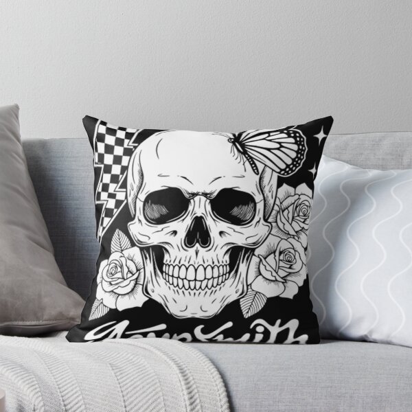 Item preview, Rock Skull Lightning Band Style Design designed and sold by OceanTrace.
