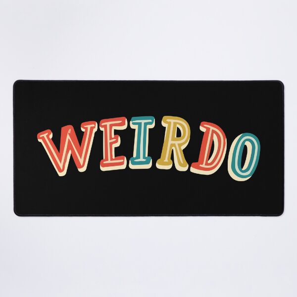 Item preview, Weirdo Typography – Proudly Different Text Style designed and sold by Scaryzz.