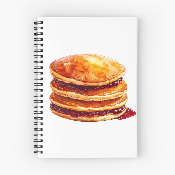 Item preview, Japanese Dorayaki Pancakes Watercolor  designed and sold by BetweenForms.