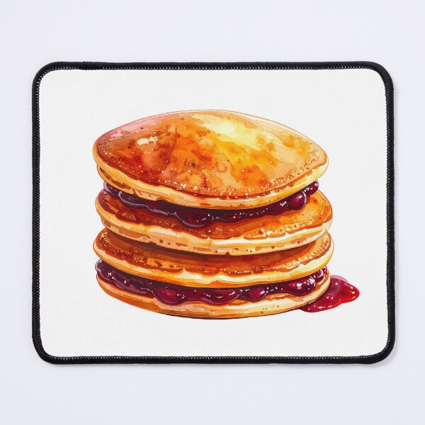 Item preview, Japanese Dorayaki Pancakes Watercolor designed and sold by BetweenForms.