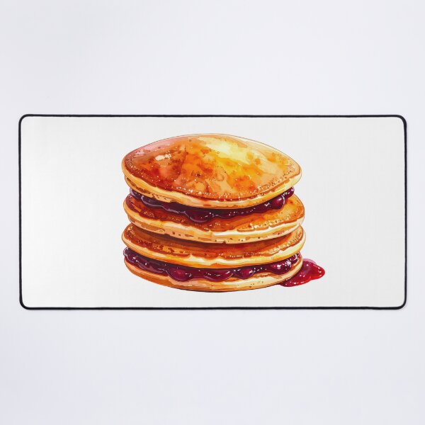 Item preview, Japanese Dorayaki Pancakes Watercolor designed and sold by BetweenForms.
