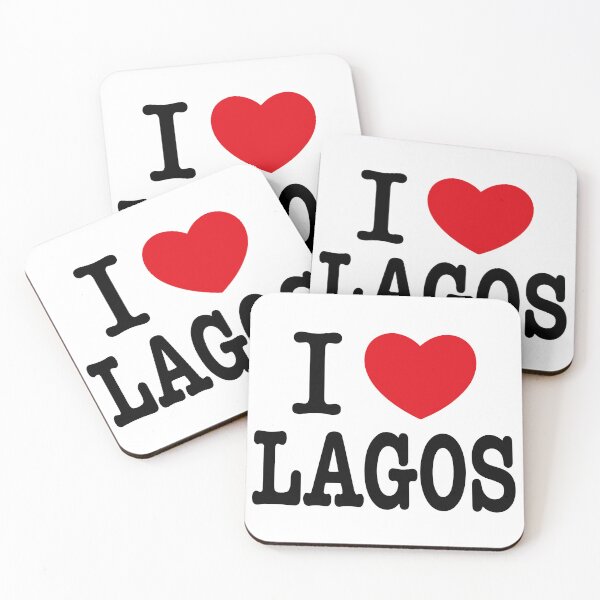 Aperçu de l'œuvre J'aime Lagos | Souvenir de voyage créée et vendue par MammothArt.