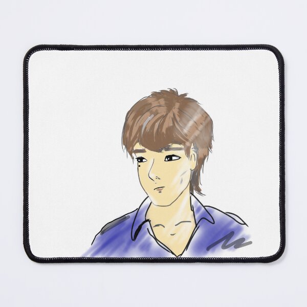 Item preview, Cool Guy Anime Portrait Illustration designed and sold by AbbyWorldStudio.