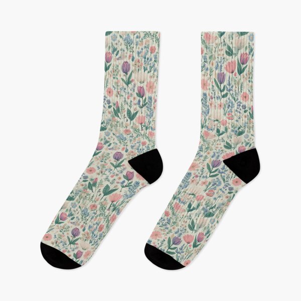 Item preview, Wildflower Pastel Botanical Cottagecore Spring Garden Floral designed and sold by zycs.