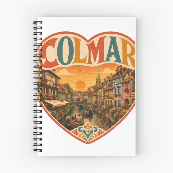 Item preview, Vintage Colmar Heart - Retro France Travel Souvenir designed and sold by VisualArtsOasis.