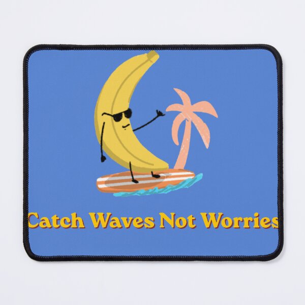 Item preview, Cool Surfing Banana Funny Summer Beach Cartoon designed and sold by Penguin Mood .