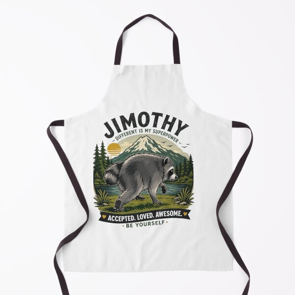 Item preview, Jimothy Raccoon Different Is My Superpower Poster designed and sold by TSshirtShoppe.