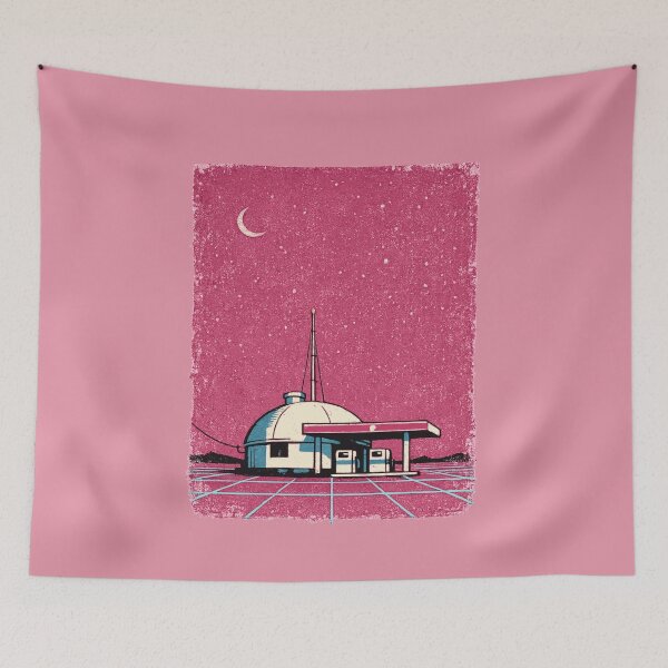 Item preview, Neon Retro Anime Last Stop Before Forever designed and sold by KungPowUnicorn.